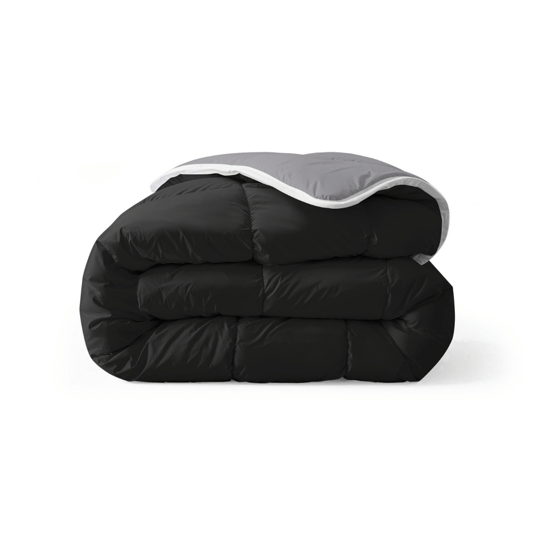 Onceg Royalbed Black Anthracite Luxury Bedding for Modern Elegance