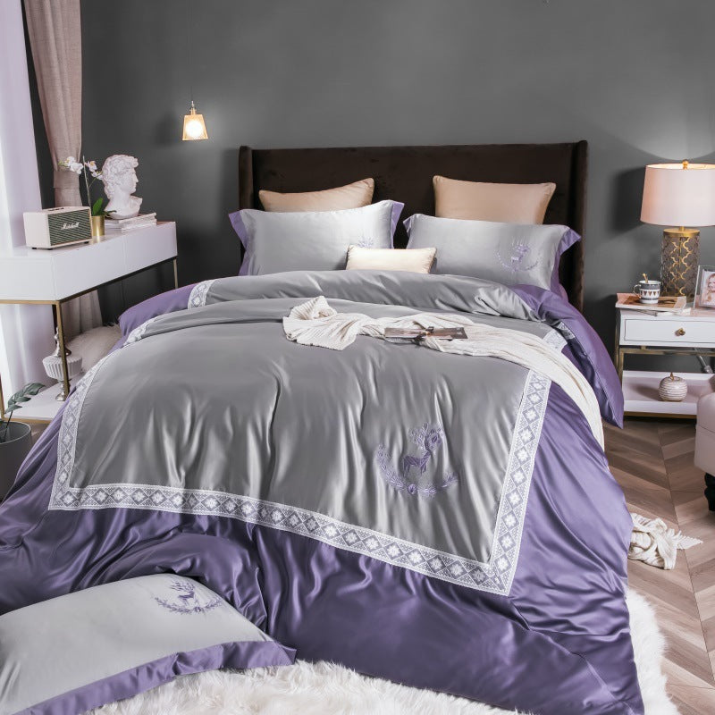 Lace Cotton Bed Linen Cover