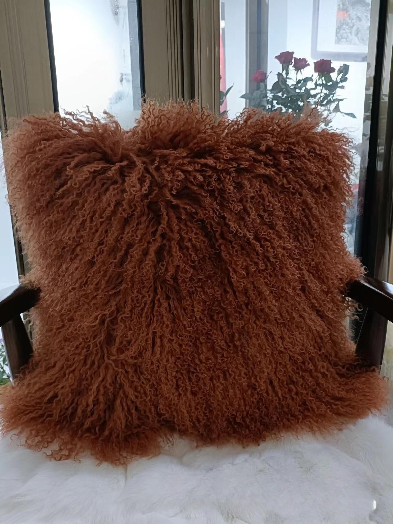High-grade Fur Beach Wool Pillow