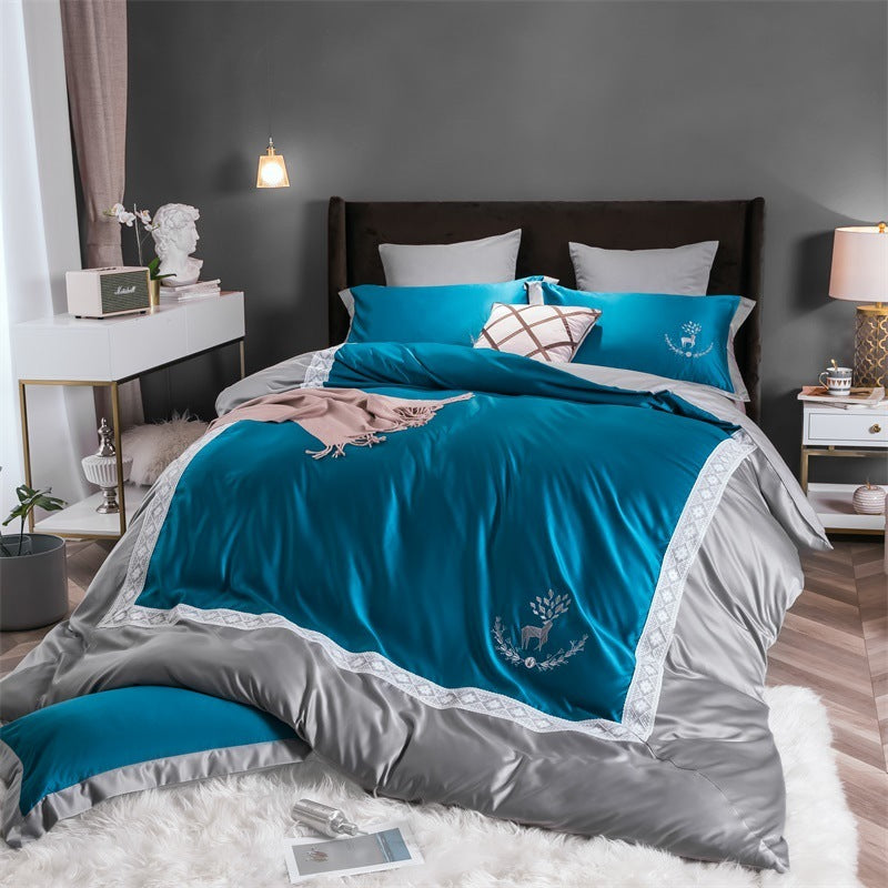Lace Cotton Bed Linen Cover