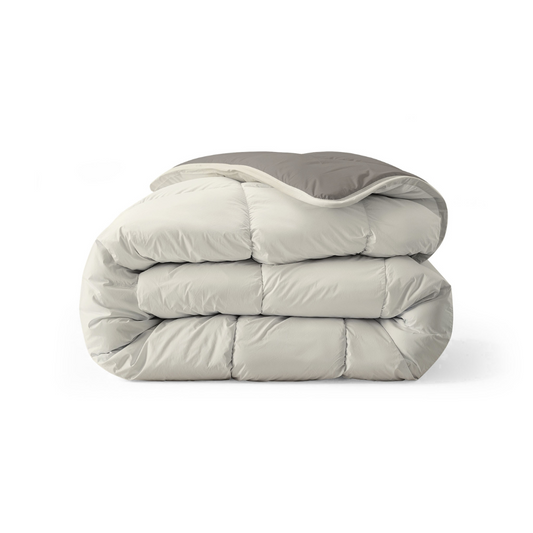 Onceg Royalbed Zartes Grau & Creme Elegance Meets Gentle Comfort